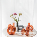 Wedding Decor Glass Candlestick tube flower vase